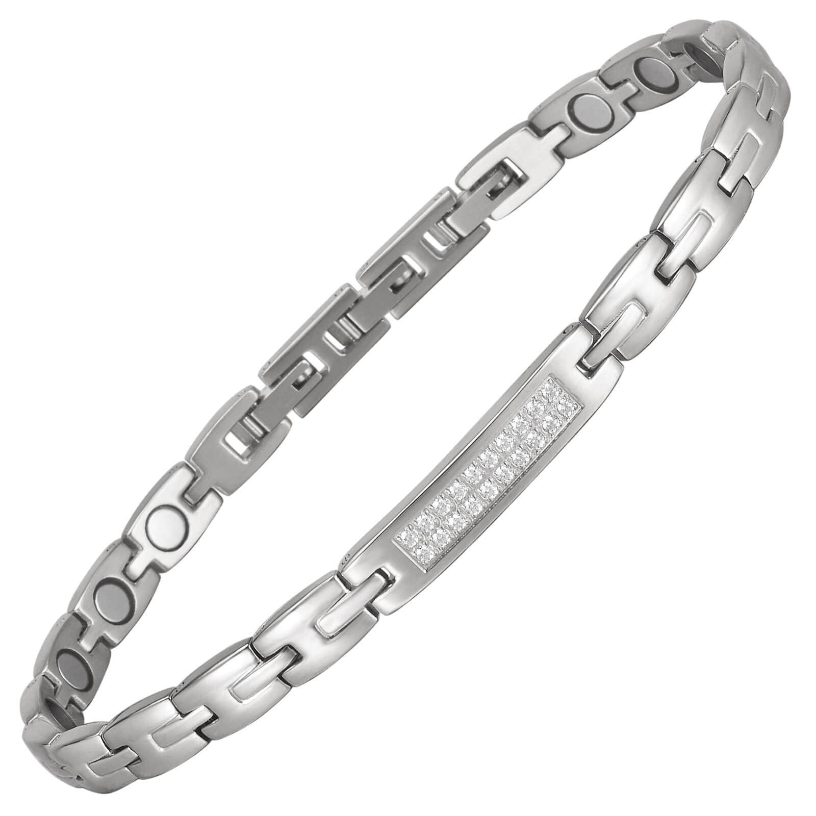 YINOX Magnetic Anklet for Women 15 Pieces Strong Magnet Classic Fashion Women Anklets (9.4 Inch) (C)