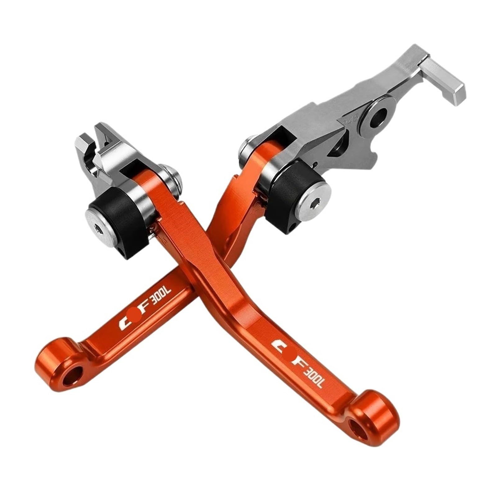 Freno Motocicleta Manija Palancas De Embrague Freno Pivotantes para CRF300 L CRF300L CRF 300L 2021 2022 Piezas Manijas para(A Pair Orange)