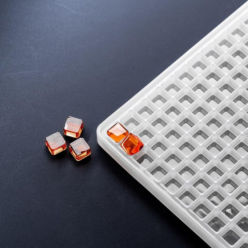 Miniatura 2 de Molde de depósito de caramelo cuadrado de 0.1 fl oz - Liso - 300 cavidades - 22102
