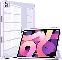 Vista 8 de VIKESI Funda para iPad Pro de 11 pulgadas de 4ª/3ª/2ª/1ª generación, iPad Air de 11 pulgadas, 5ª y 4ª generación con parte trasera transparente
