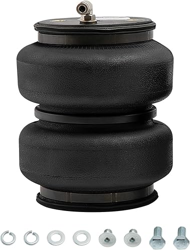 Miniatura 8 de maXpeedingrods Paquete de 2 bolsas de aire con resorte de aire de 5000 libras de repuesto para bolsas de suspensión neumática, para camiones Ford