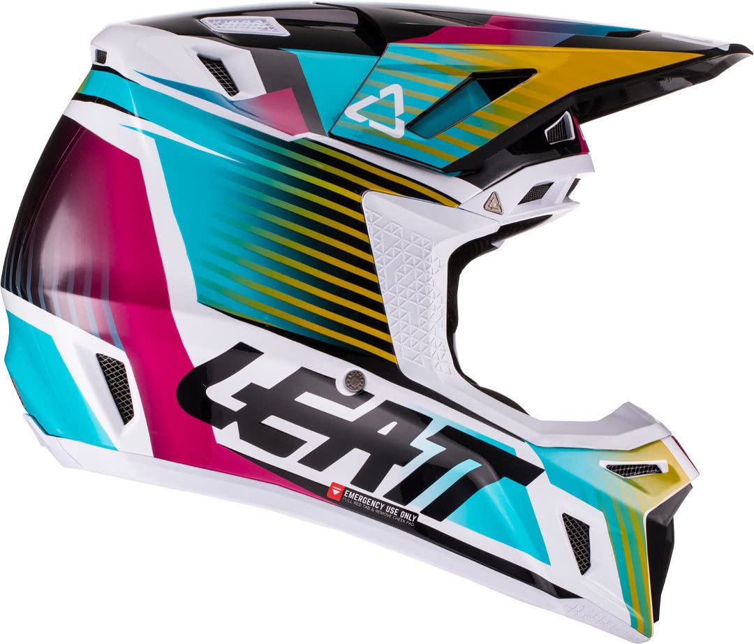 Leatt 1022010115 Casco Kit Moto 8.5 V22, Aqua, Xxl 63-64 Cm