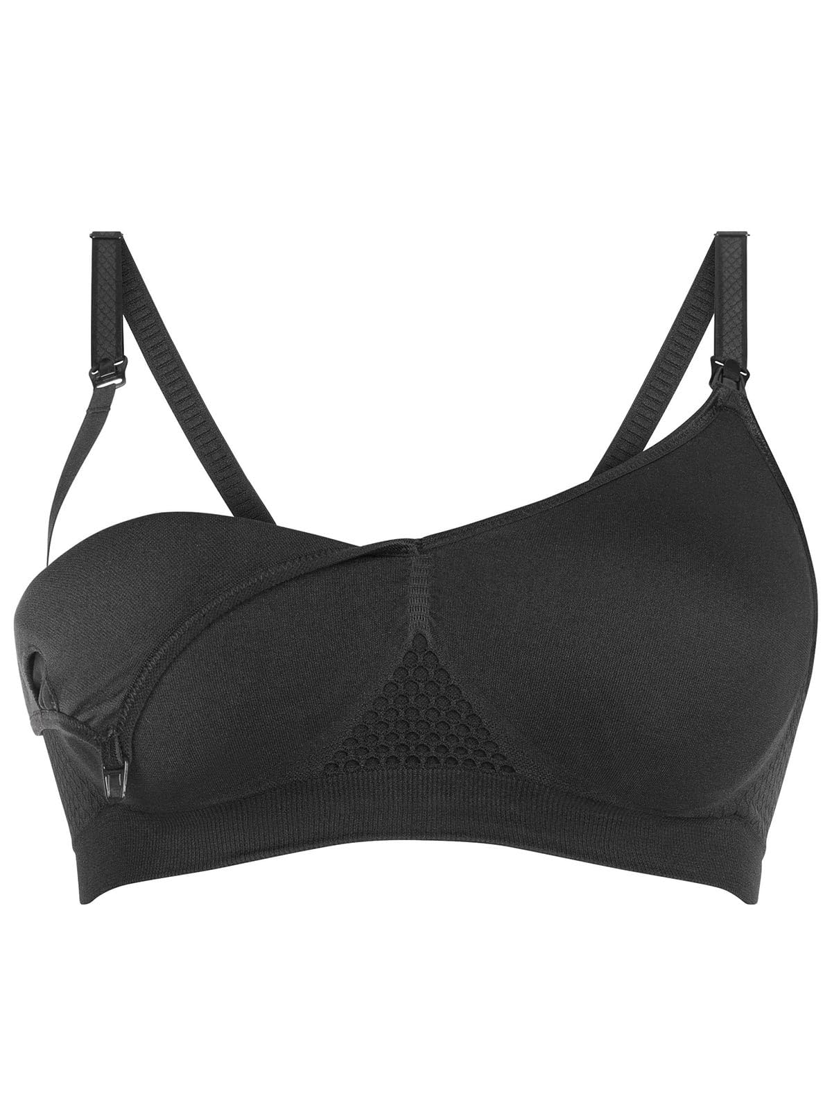 Anita Maternity Bra Wirefree and Seamfree Bustier, Opaque Femme