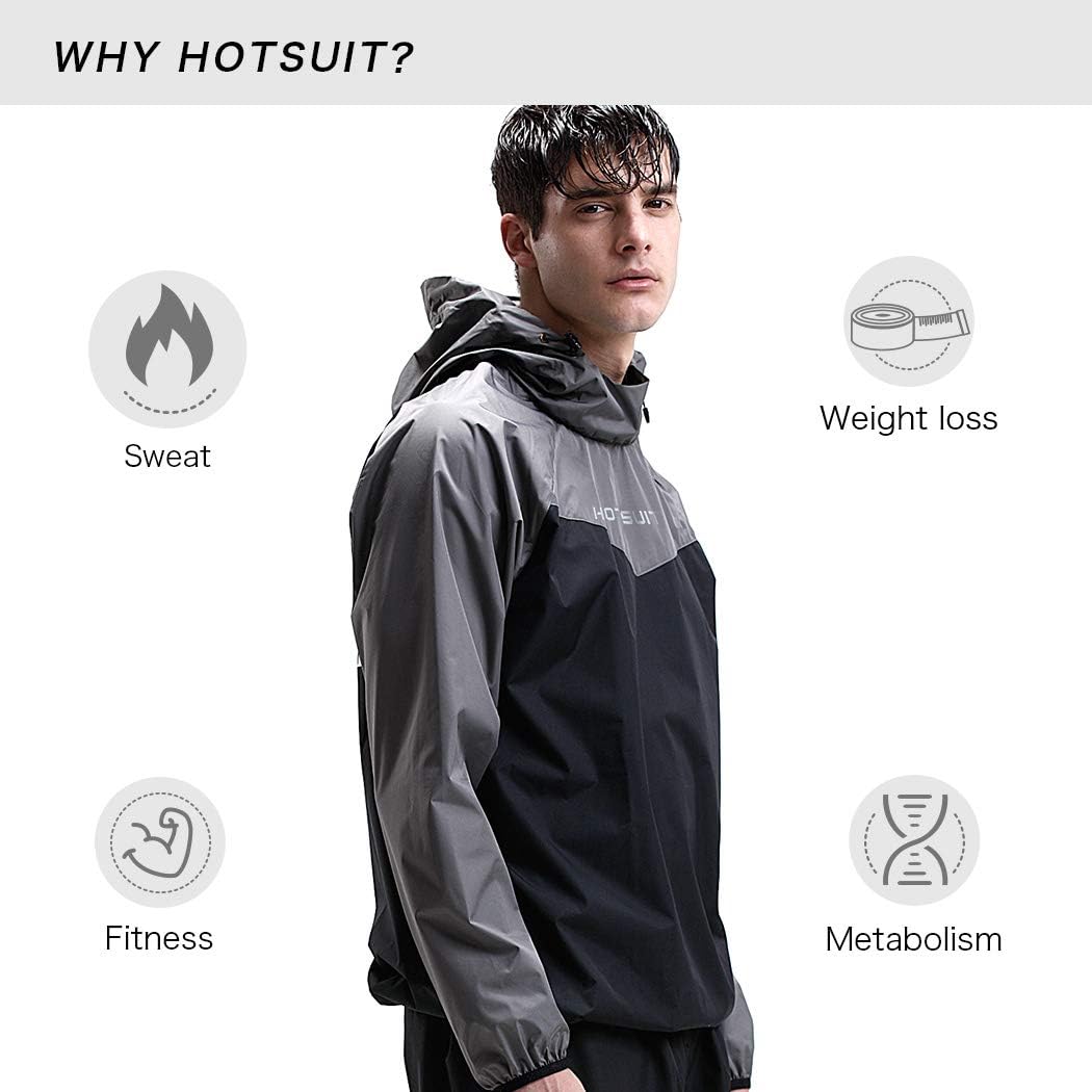 Men Jacket Pant Gym Workout Sweat Suits 