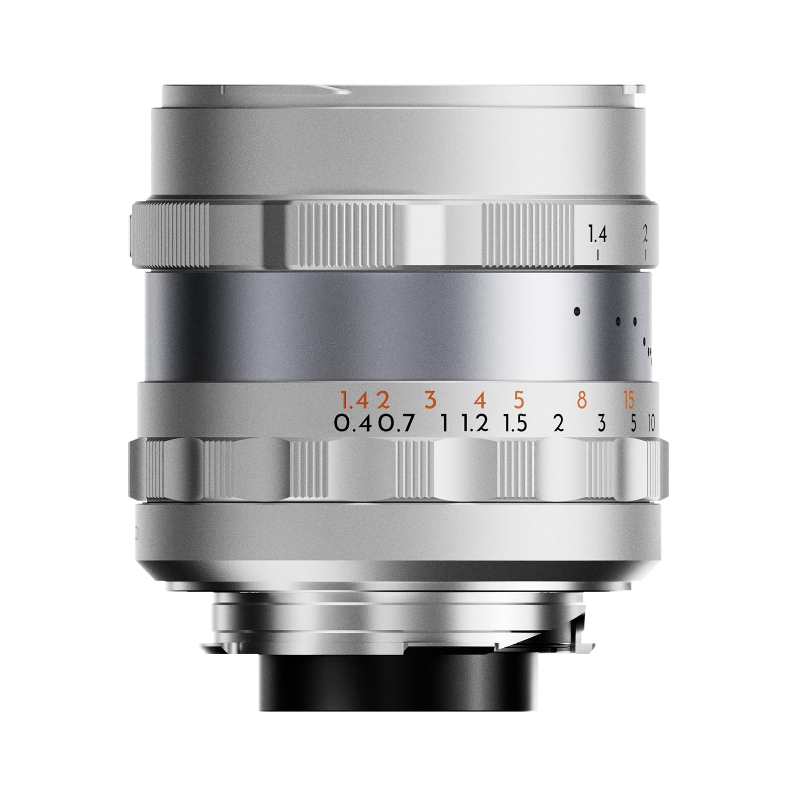 Full-Frame Photography Lens Simera 35 mm f1.4 for Leica M Mount - Silver