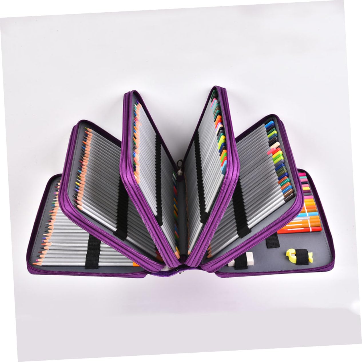 NUOBESTY Astuccio Per Matite Creativo Astuccio Per Cancelleria Borsa Portaoggetti Portatile Per Scuola Organizza Penne e Matite