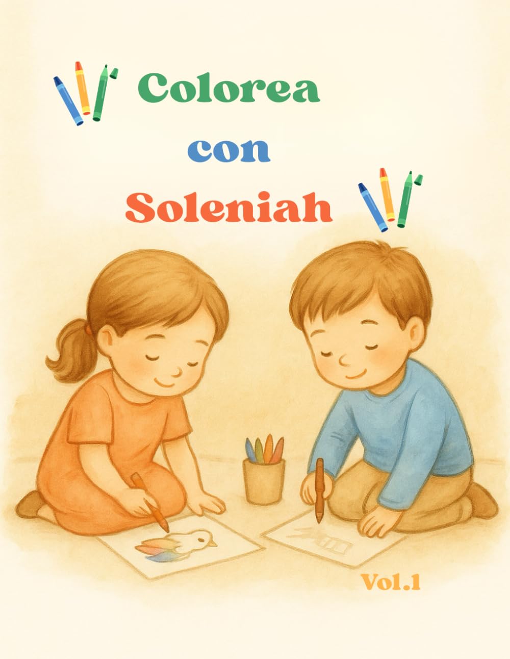 Colorea con Soleniah – Vol. 1: Álbum de colorear inspirado en las historias ilustradas de Soleniah
