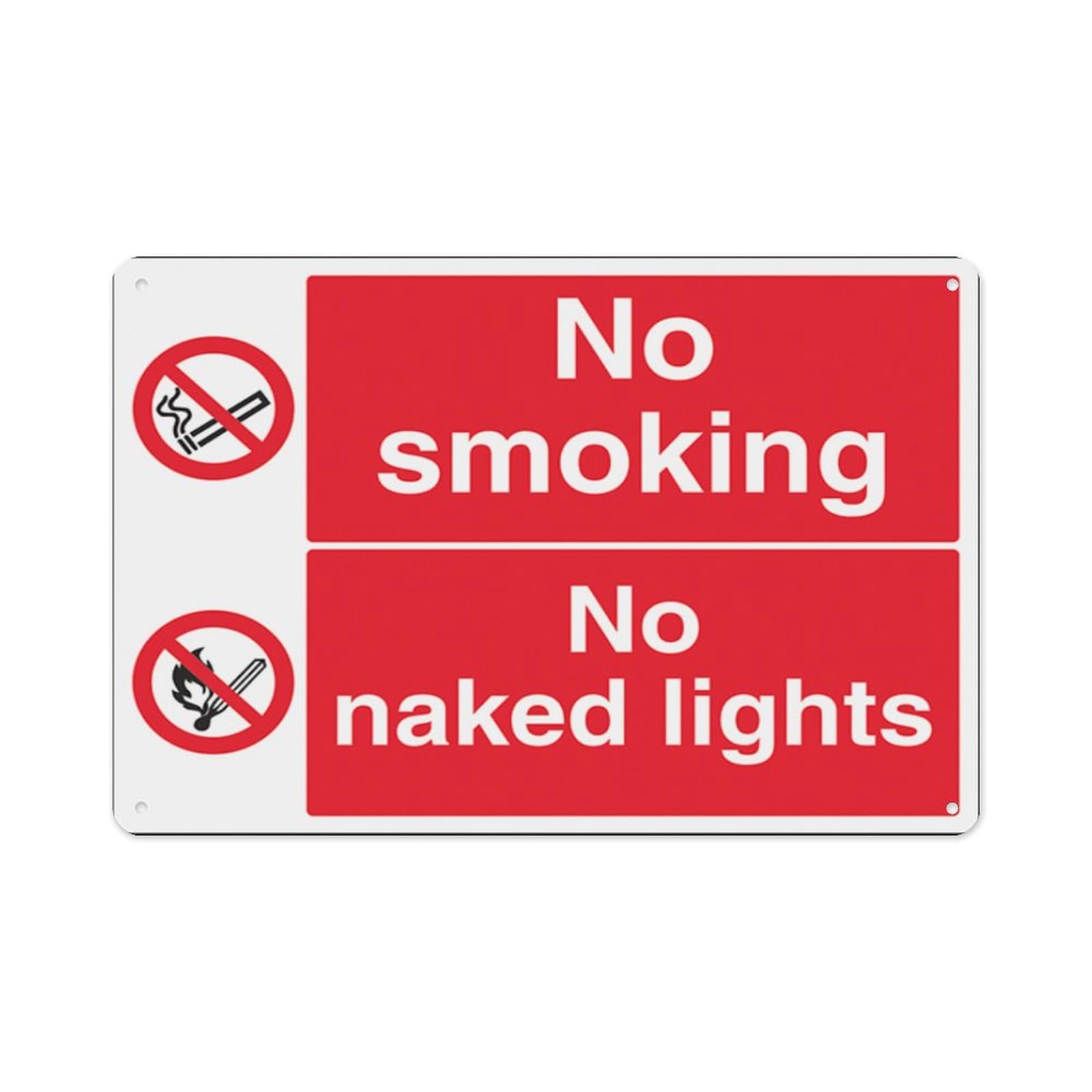 peiyeety Prohibition Aluminum Tin Warning Signs For Home Outdoor Garden 12X16 Inches