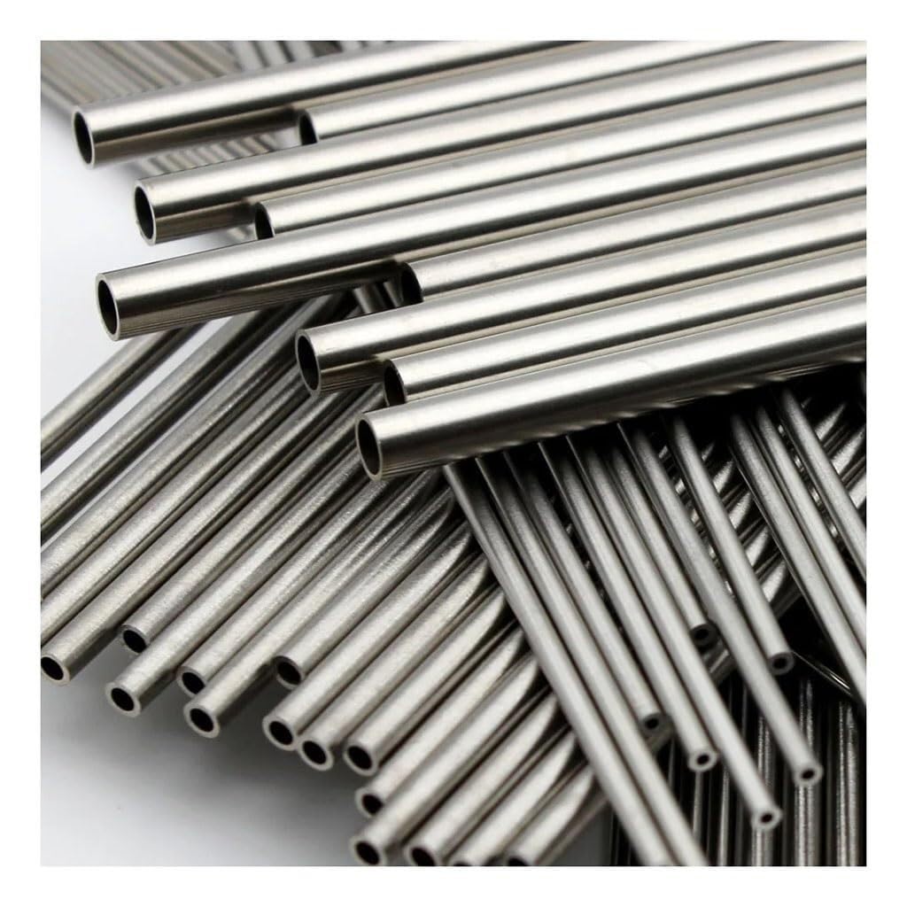 304 Stainless Steel Tube, 304 Seamless Stainless Steel Capillary Tube OD1-12mm ID0.1-11mm 250mm 1-4 Pcs(OD1 x ID0.5mm x 4pcs)