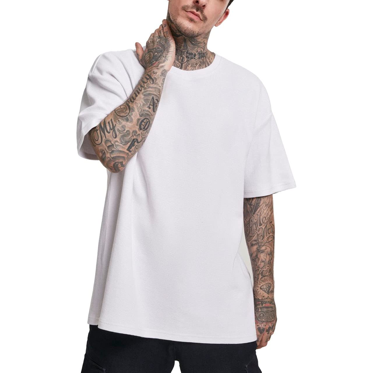 Urban ClassicsMen's Oversized Waffle Tee T-Shirt