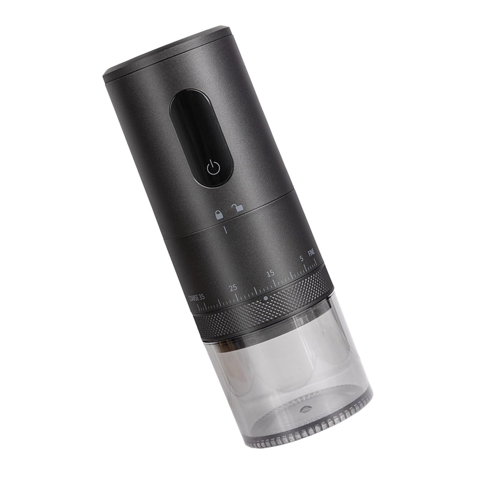 Xjdzineq Earthenware Burr Coffee with Modifiable Coarseness Quiet Action Detachable Divisions for Cafetière and Home Brewing Uniform