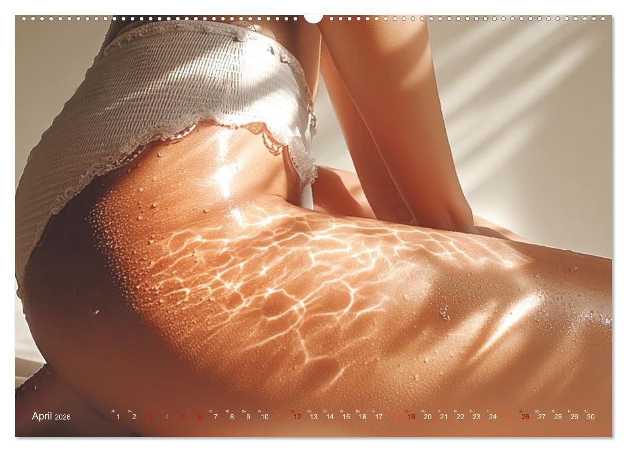 Zwischen Haut und Licht (hochwertiger Premium Wandkalender 2026 DIN A2 quer), Kunstdruck in Hochglanz: Die Poesie des Körpers - ästhetisch, zart und voller stiller Eleganz. (CALVENDO Erotik)