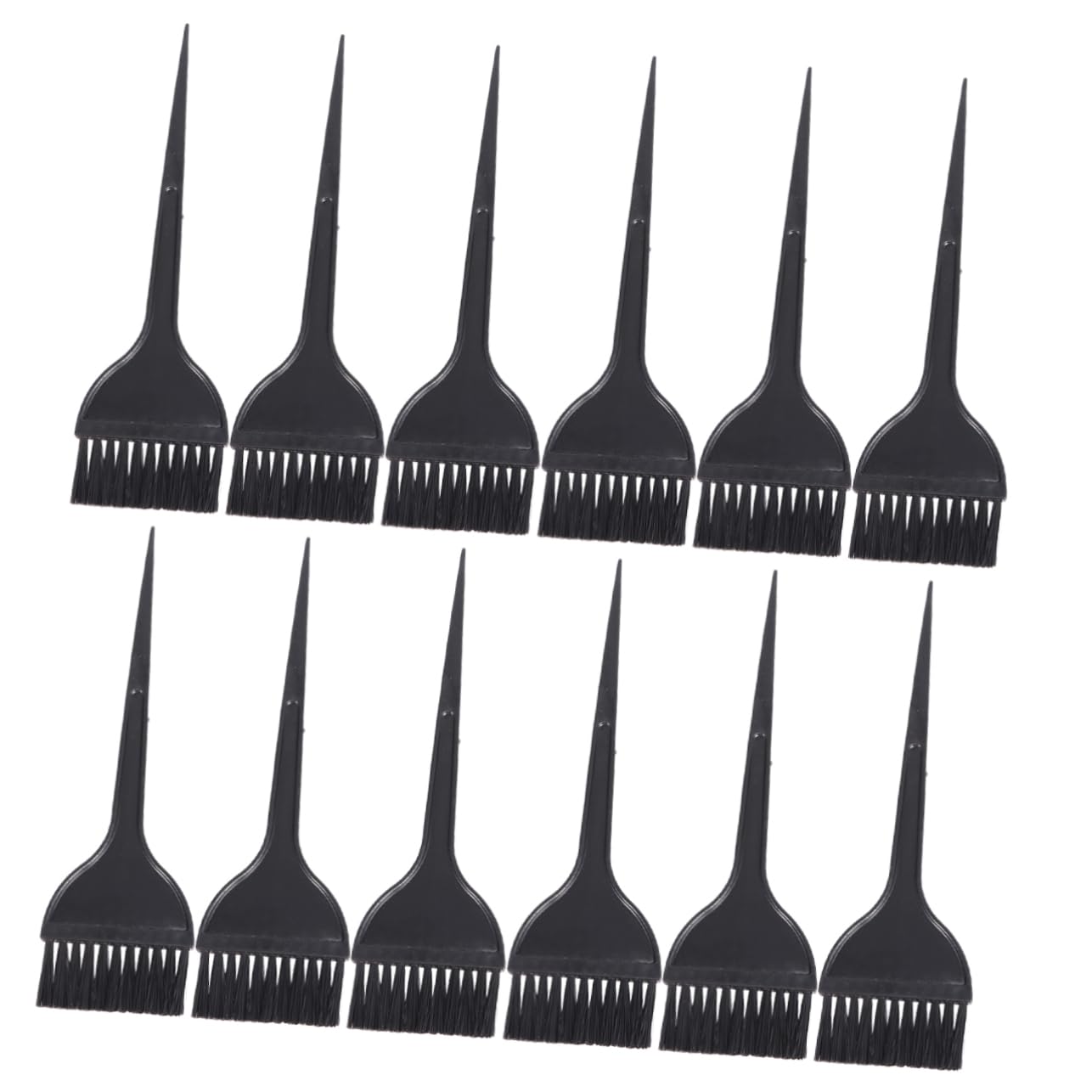 AUTSUPPL Hair Tint Applicator Brush 12pcs Long Handle for Hair Dye Professional Salon Home Use