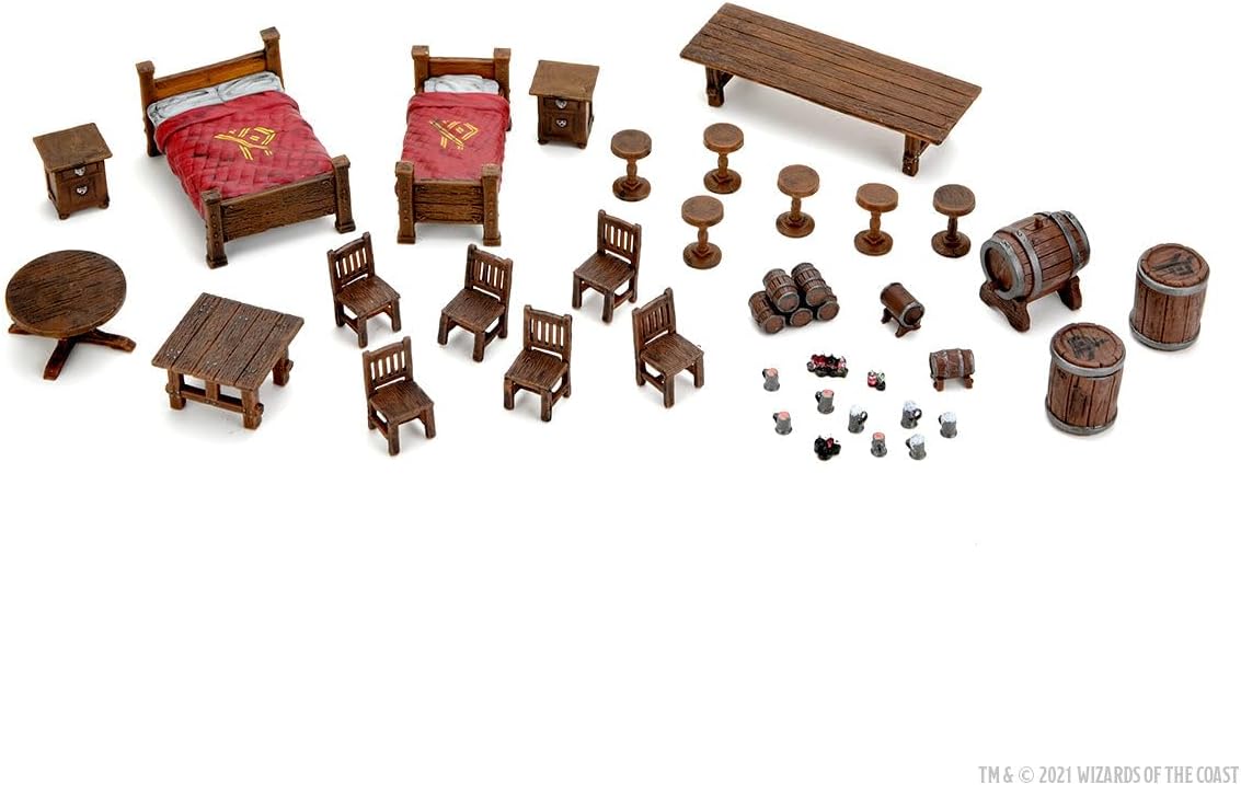 WizKids D&D Icons of the Realms: The Yawning Portal Inn - Beds & Bottles RPG