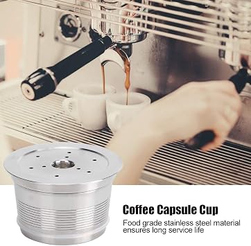 Stainless Steel Reusable Coffee Capsule Cup, Coffee Filter for Caffitaly Machines, High - Temperature up to 180C, Eco - Friendly and Easy to Clean
