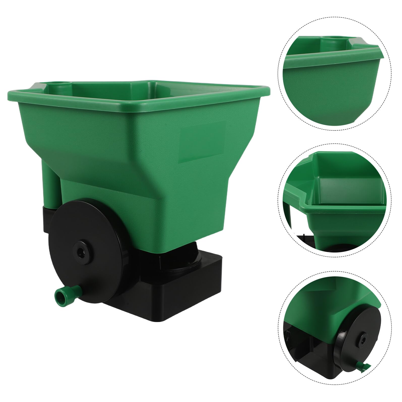 Spandiconcime Manuale Portatile per Giardinaggio Strumento Regolabile per Distribuzione Precisa di Semi in Cortile e Orto per Piantare Carote e Verdure