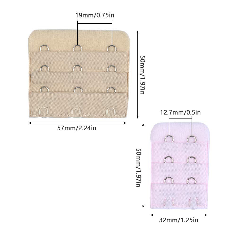 40 Pezzi Estensori Reggiseno - Multicolor Con Fibbia Acciaio Inox, Antiscivolo E Regolabili - Foto 6