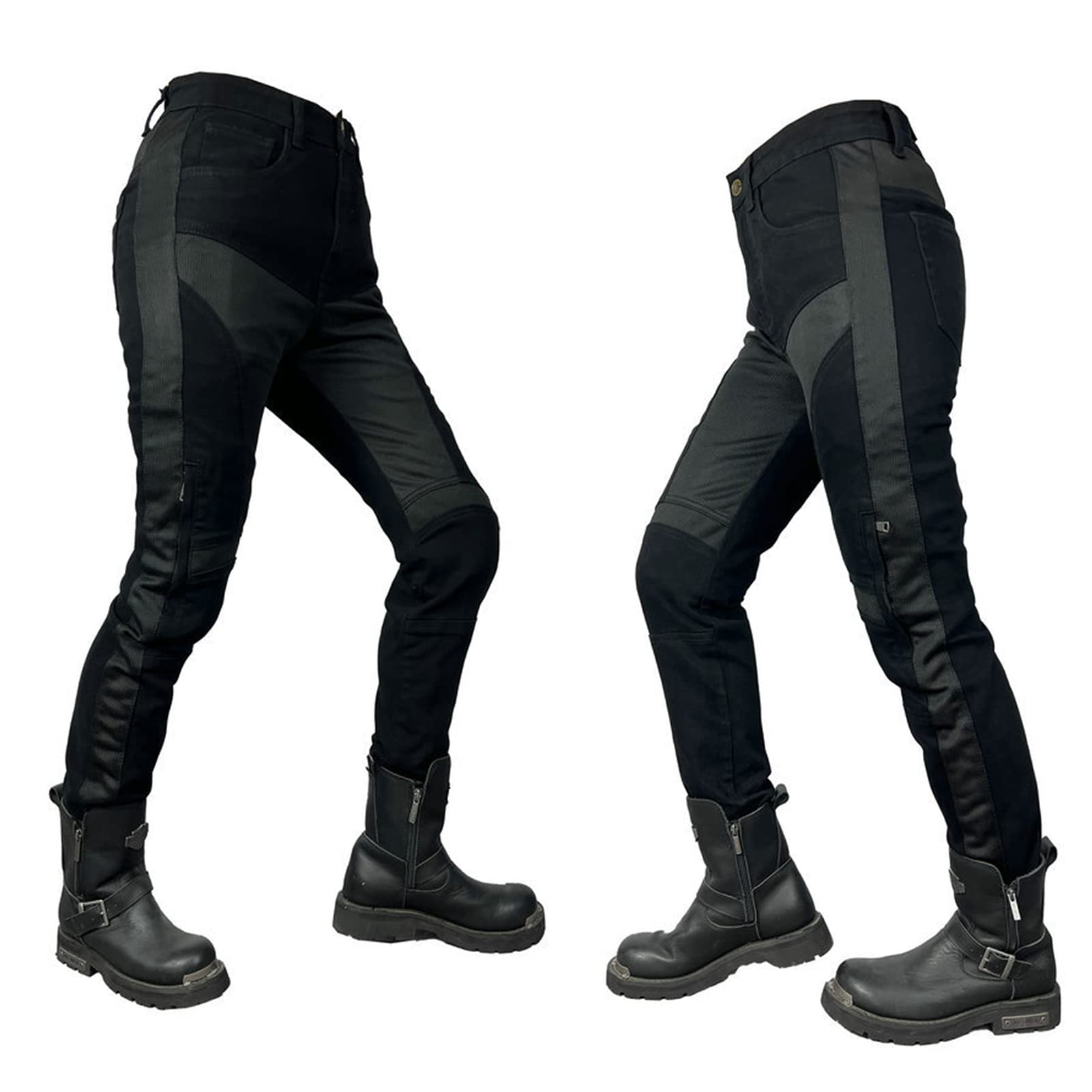 Mujer Pantalones De Motociclismo para Pantalones De Carreras De Motocross, Respirable Jeans De Moto, Motorcycle Biker Pants, 4 Equipo De Protección