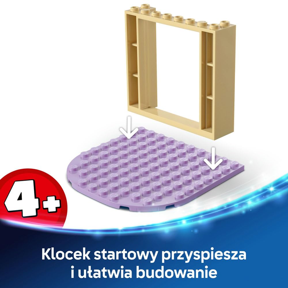 LEGO ǀ Disney Przygoda na sankach Anny, Zabawka dla Dziecka do Zbudowania z 4 Postaciami w tym, Olafem i Svenem, Zestaw Kreatywny dla Dziewczynki i Chłopca, Pomysł na Prezent dla 4-latki, 43256