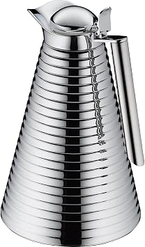 Alfi Glass Vacuum Chrome Plated Copper Thermal Carafe for Hot and Cold Beverages, 1.0 L, Chrome, One Size (AG1400CM2)