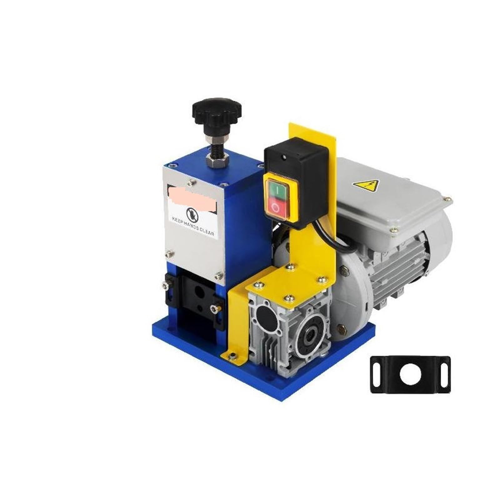 Elektryczna maszyna do ściągania izolacji przenośne szczypce do zdejmowania izolacji ściągacz do kabli 1.5-25mm 180W 220V 110V do recyklingu złomu miedzi(With Blade 2)