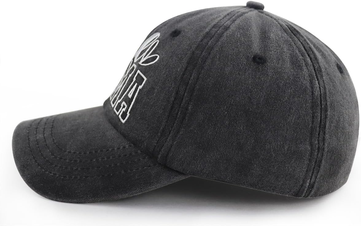 Boy Mama Hats for Women, Adjustable Embroidered Vintage Distressed Mom Baseball Cap - Image 3