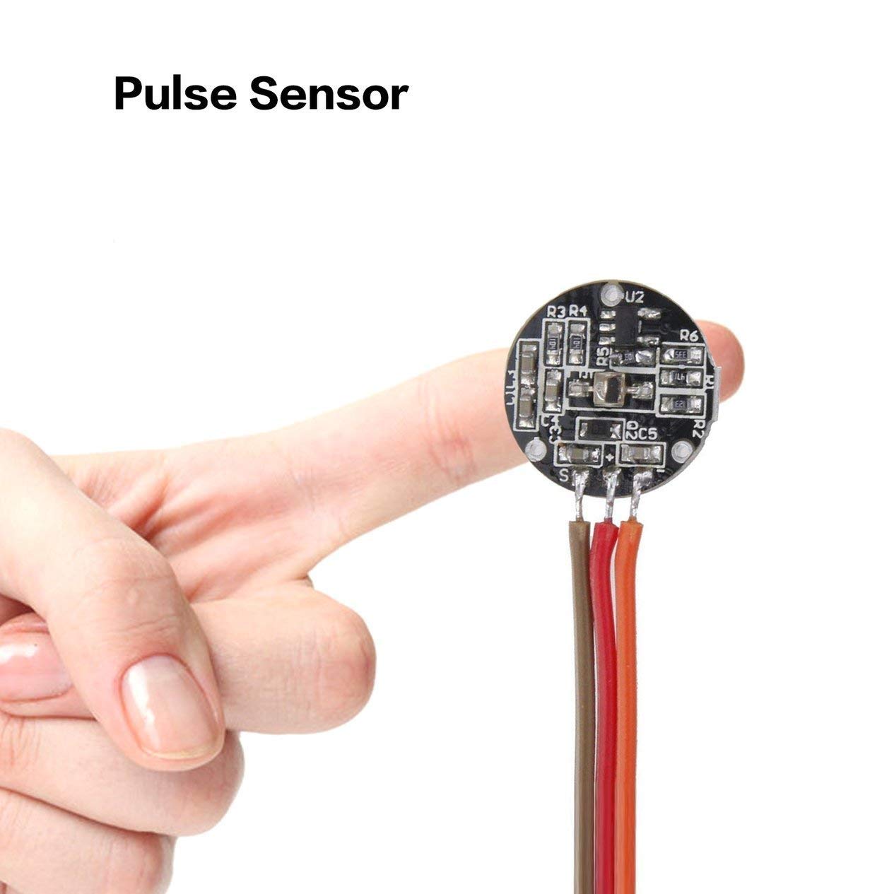 UG LAND INDIA Pulsesensor Heart Rate Beat Pulse Sensor Module Amplifier for Arduino Raspberry Pi Open Source with Cable Electronic DIY Tool