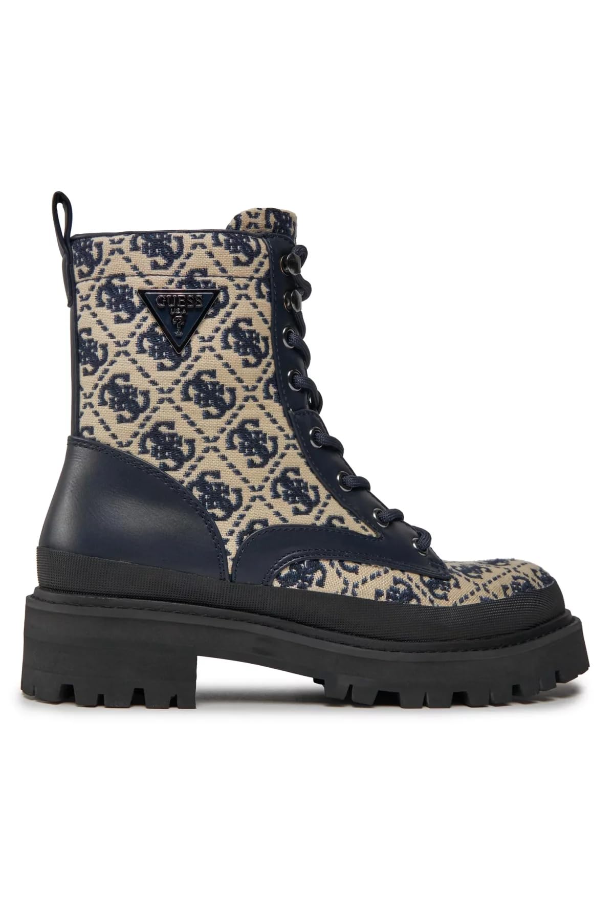 GUESS Women's BADA Ankle Boots, Navy, 4 UK