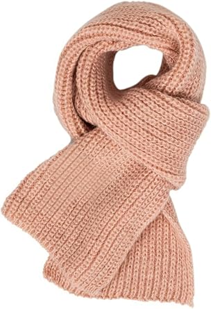 Kids Winter Scarf Knitting Acrylic Warm Soft Scarves Neck Protective Accesories for Teenagers Boys Girls 3-8Y