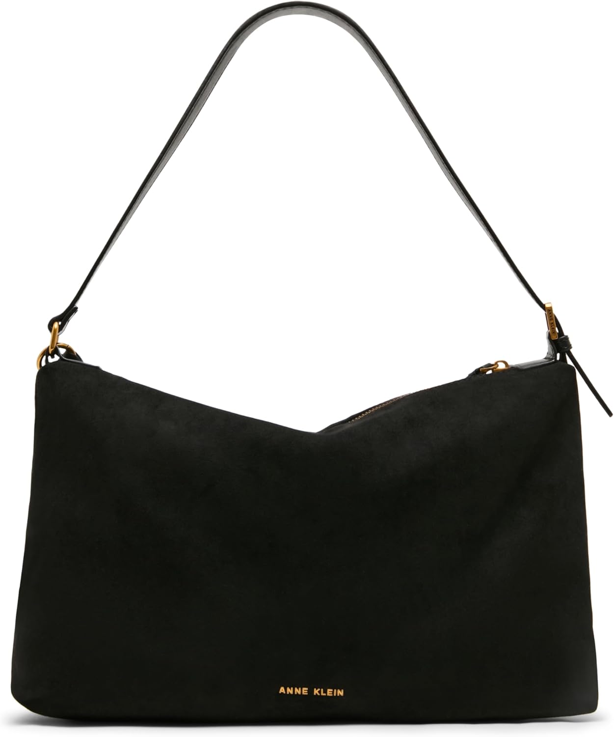 Anne Klein Women's Faux Suede Horsebit Shoulder