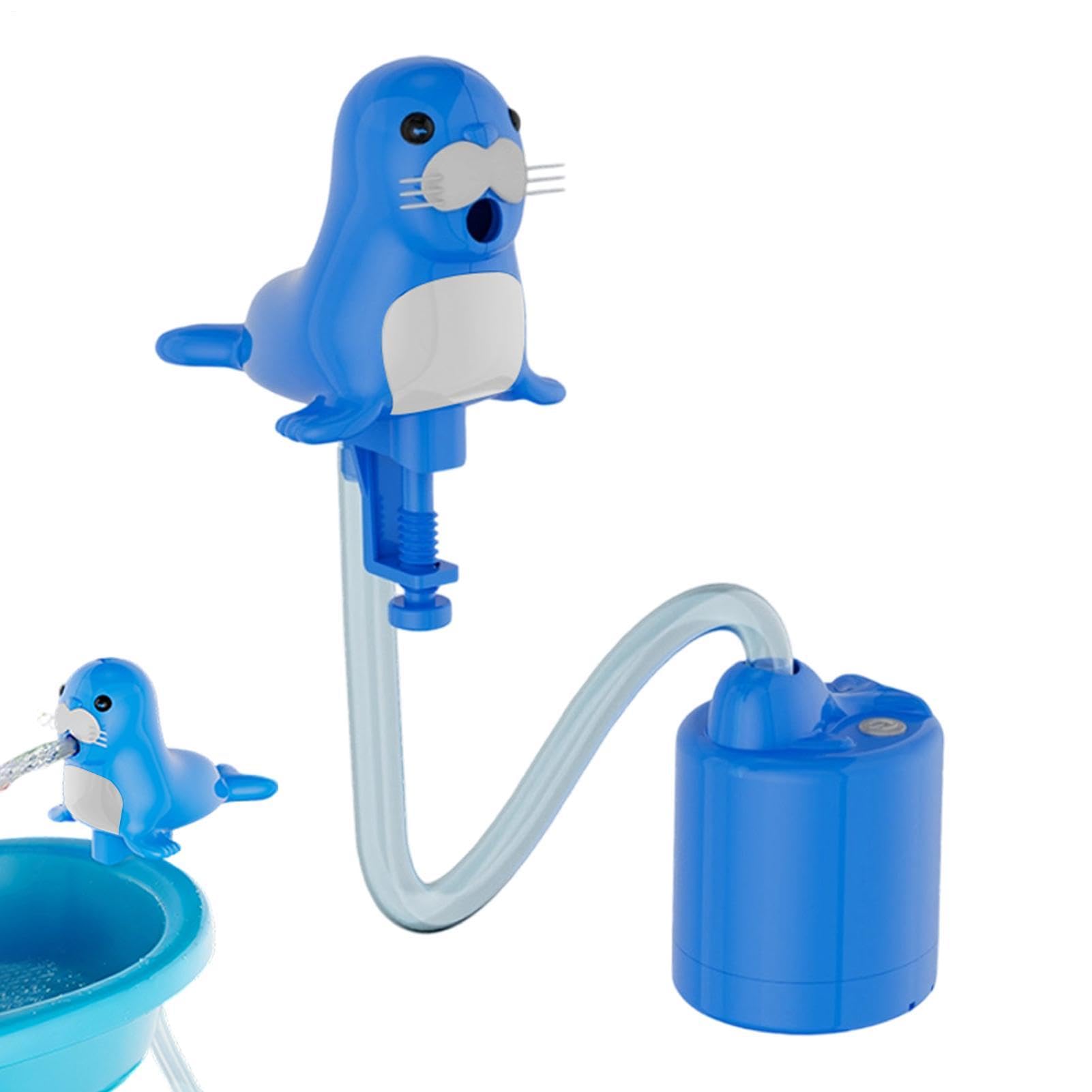 Wasserpumpe für Kinder-Wasserspieltische, Wiederaufladbares Spielzeug mit Kontinuierlichem Spiel für Kinder - Sommer-Wassertischpumpe, Für den Einsatz auf Reisen, in Gärten, Hinterhöfen, Badezimmern