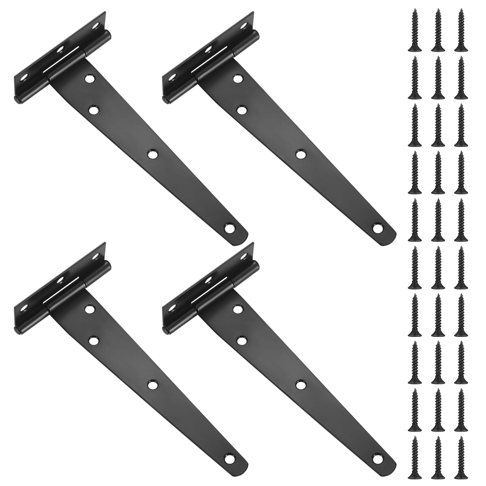 Amazon.co.jp: ステンレス 蝶番 4個セット 黒蝶番 Tヒンジ T字 扉 蝶 