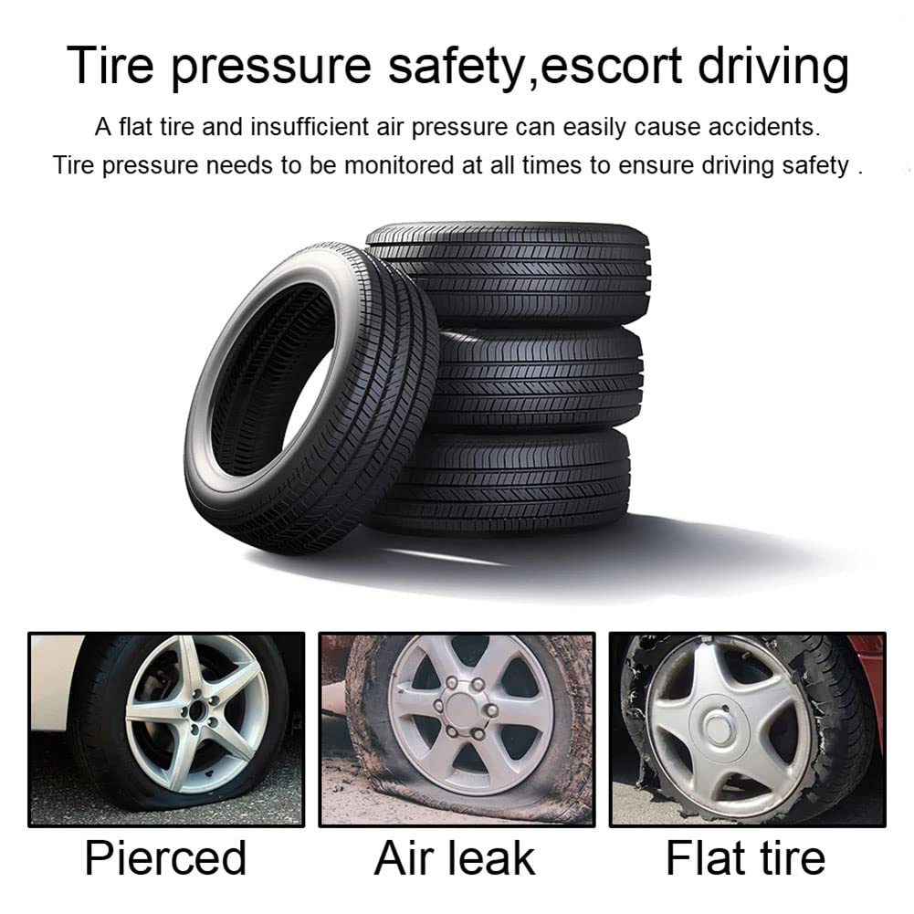 Monitoraggio Della Pressione Del Pneumatico di Potenza Solare Wireless TPMS Con 4 Sensori Esterni LCD Display A Tempo Reale Auto Temperatura Della Pressione Della Pneumatica Per Auto,14.5bar