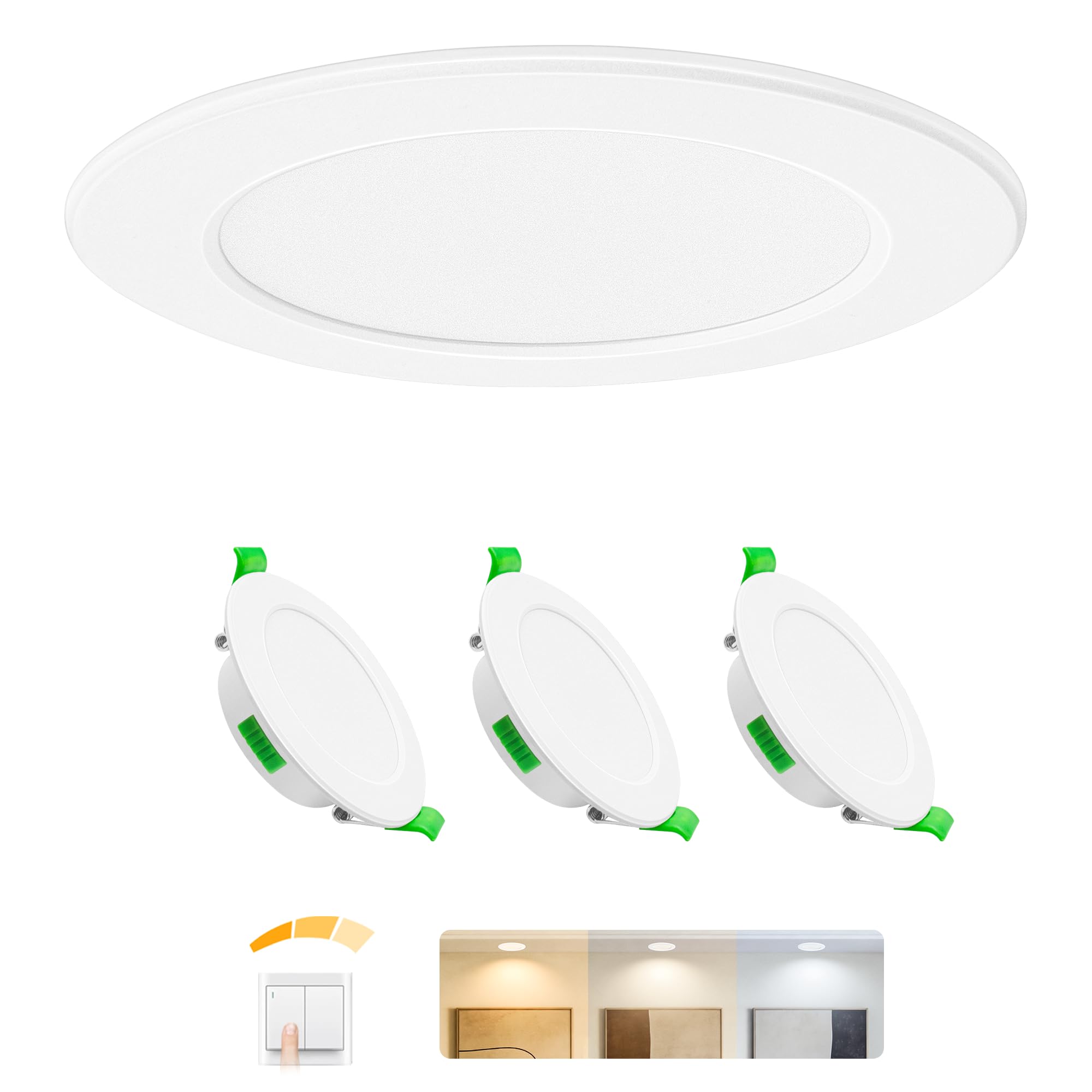 Laiebri LED Einbaustrahler 230V E106CAW