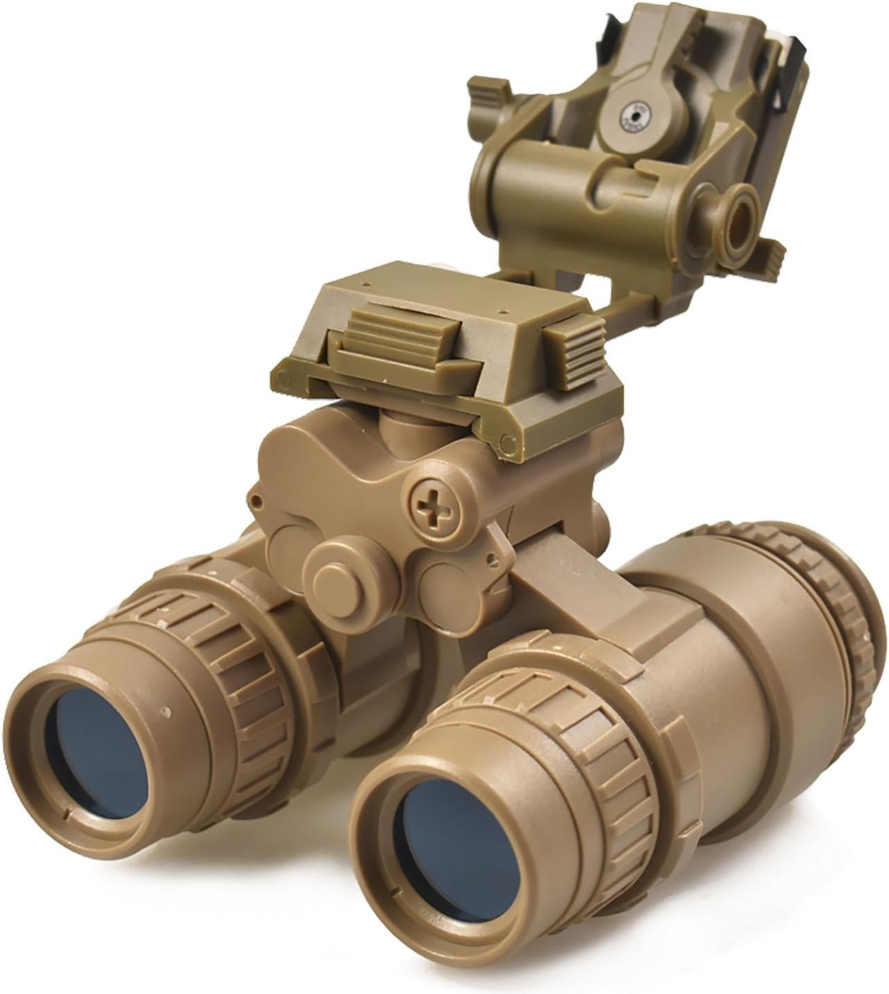 Airsoft Tactical PVS15 Night Vision Goggles Dummy Binoculars with Helmet Mount No Function NVG Model for Tactical Decoration and Props