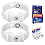 MEIYYJ Motion Sickness Bands for Adults and Kids Sea Wristbands for Cruise Travel Wristband, Natural Relief WristbandsSea Bands for Pregnancy Women(1 Pair Transparency)