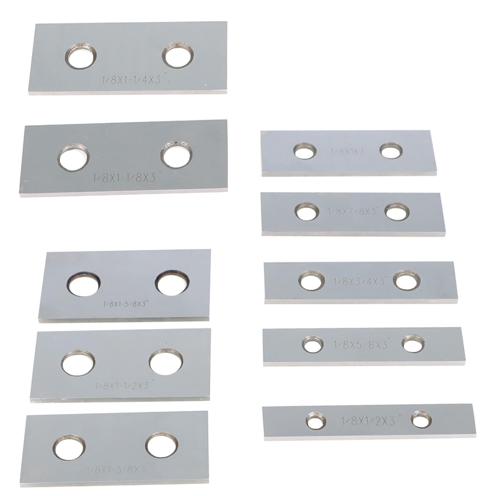 TINVHY 10-Pack 1/8In Thick 3In Long Steel Parallel Set .0002In Hardened Precision Machinist Tools-image-41