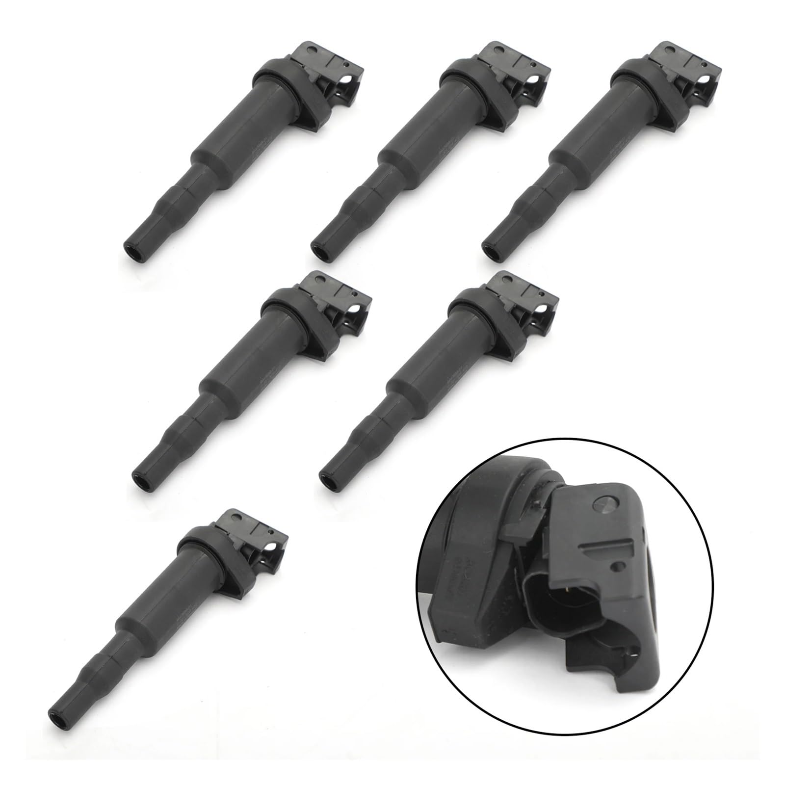 Amazon.com: 6PCS Ignition Coil Updated W/Connector Boot Compatible 