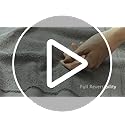 Utopia Towels Cotton Banded Rug, Bath Mats, Not a Bathroom Rug, 21 by 34 Inches, 100% Ring Spun Cotton, Highly Absorbent Shower Bathroom Floor Mat, Red, 2 Pack