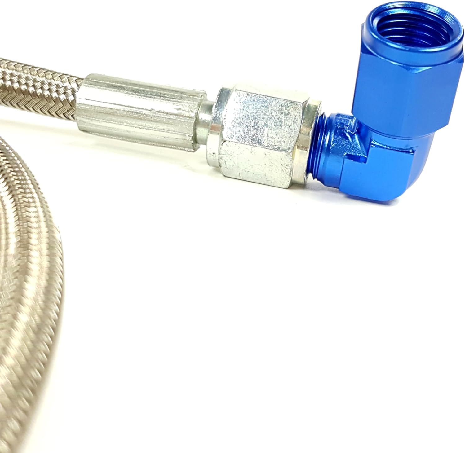 Turbo Oil Feed Line 4AN PTFE Braided For VW Jetta Golf Mk4 Mk5 1.9 TDI Diesel BEW BRM BHW 1998-2007