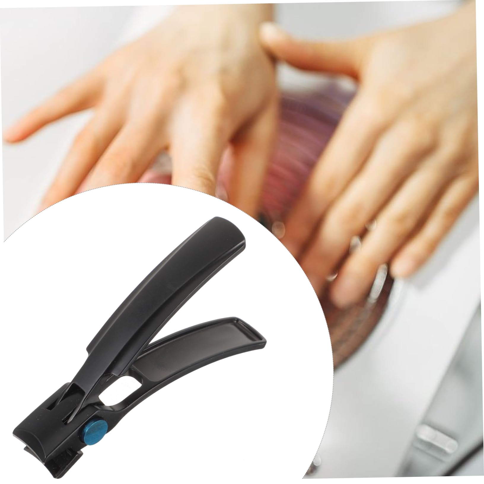 Healvian 3 Pz tagliaunghie antispruzzo kit unghie da viaggio tagliaunghie per pedicure da donna per unghie acriliche manicure attrezzo Pinze