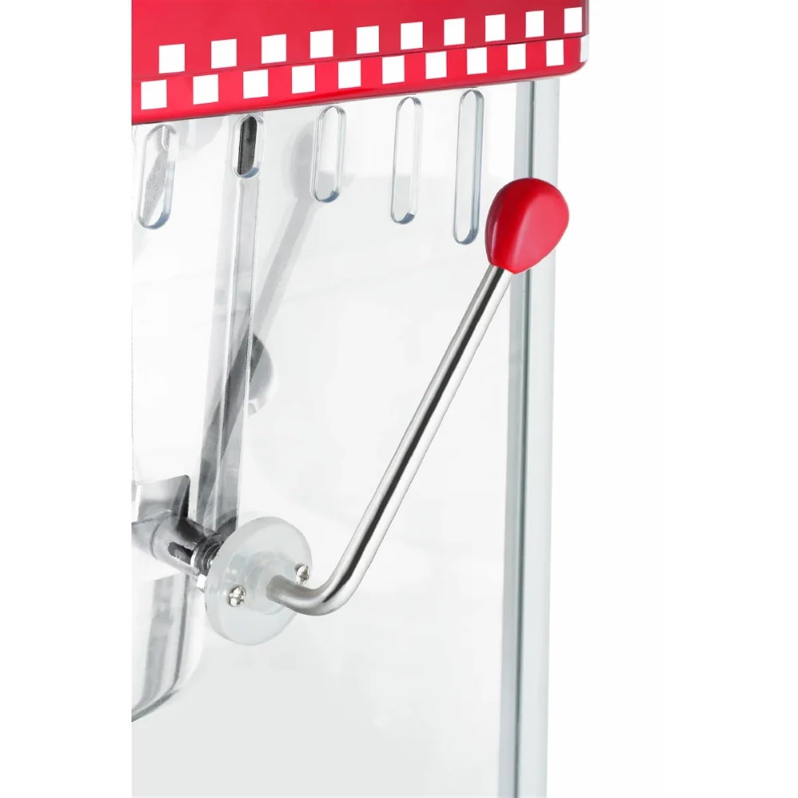 Maszyna do popcornu Stołowa maszyna retro Popcorn Popper Komora grzewcza o dużej pojemności Szybka do robienia popcornu (2,5 uncji, czerwona)