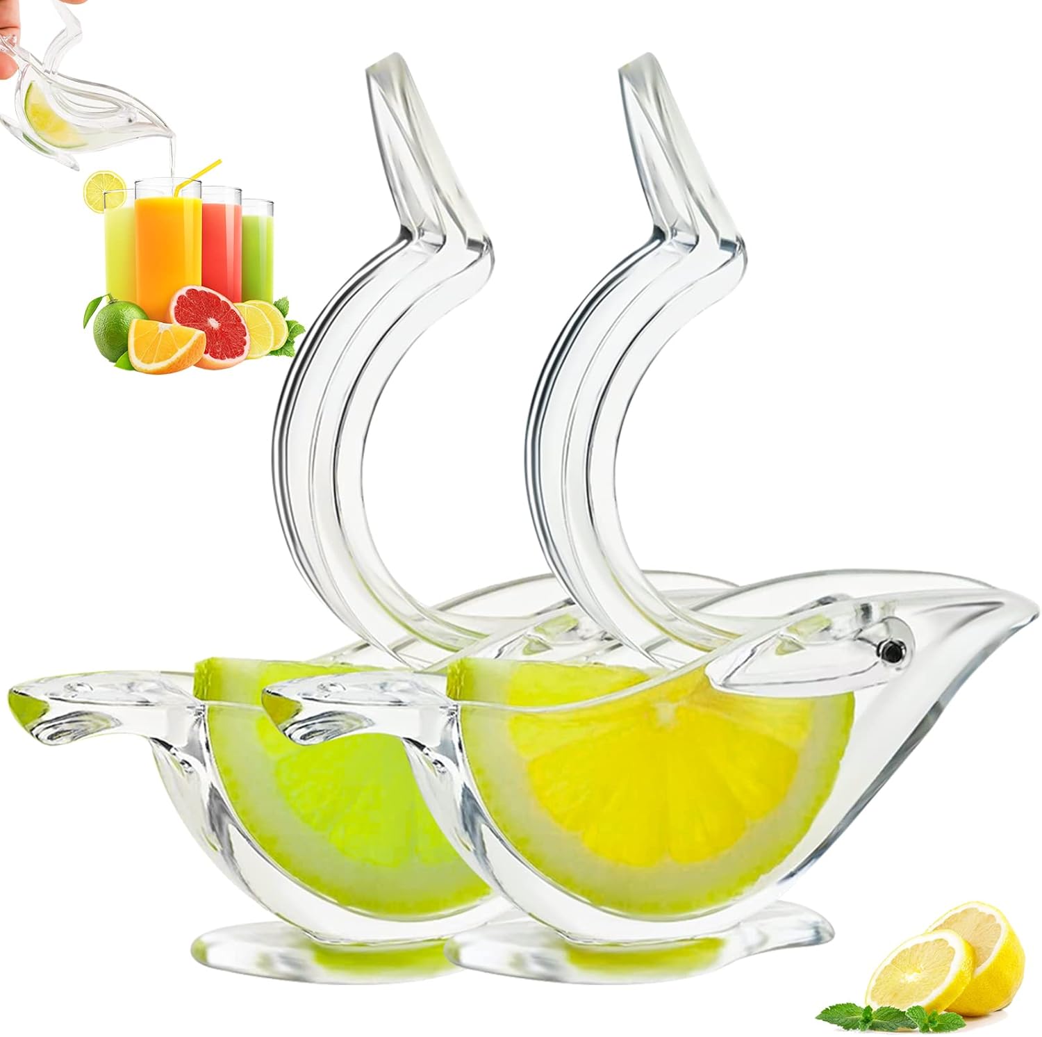 Manual lemon squeezer Lemon Juicer, Acrylic bird lemon