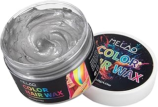 Cera para el cabello coloreada - Cera natural para peinar el cabello | Barro de cera para teñir el cabello, definición Natural instantánea, 4,23 oz, cera de Color de cabello no permanente