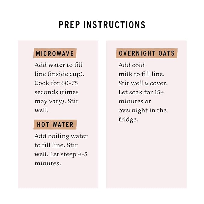 Avena Orgánica Purely Elizabeth Original, Tazas 2oz (12 Comidas), Sin Gluten, Instantánea miniatura 6