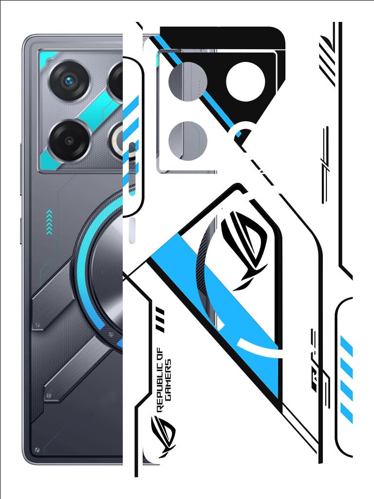 AtOdds Mobile Skin Sticker | Compatible for INFINIX GT 20 PRO (5g) | Scratchproof Matte Finish | Full Coverage for All Sides & Camera Protection (RogBlue) (B0DGQY585C) Amazon Price History, Amazon Price Tracker