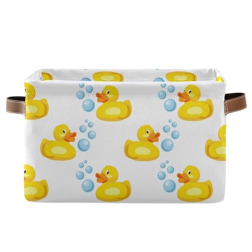 Miniatura 8 de Cesta de almacenamiento rectangular  Escamas de pez sirena colorida caja de almacenamiento plegable con asas de cuero, estantes organizador para