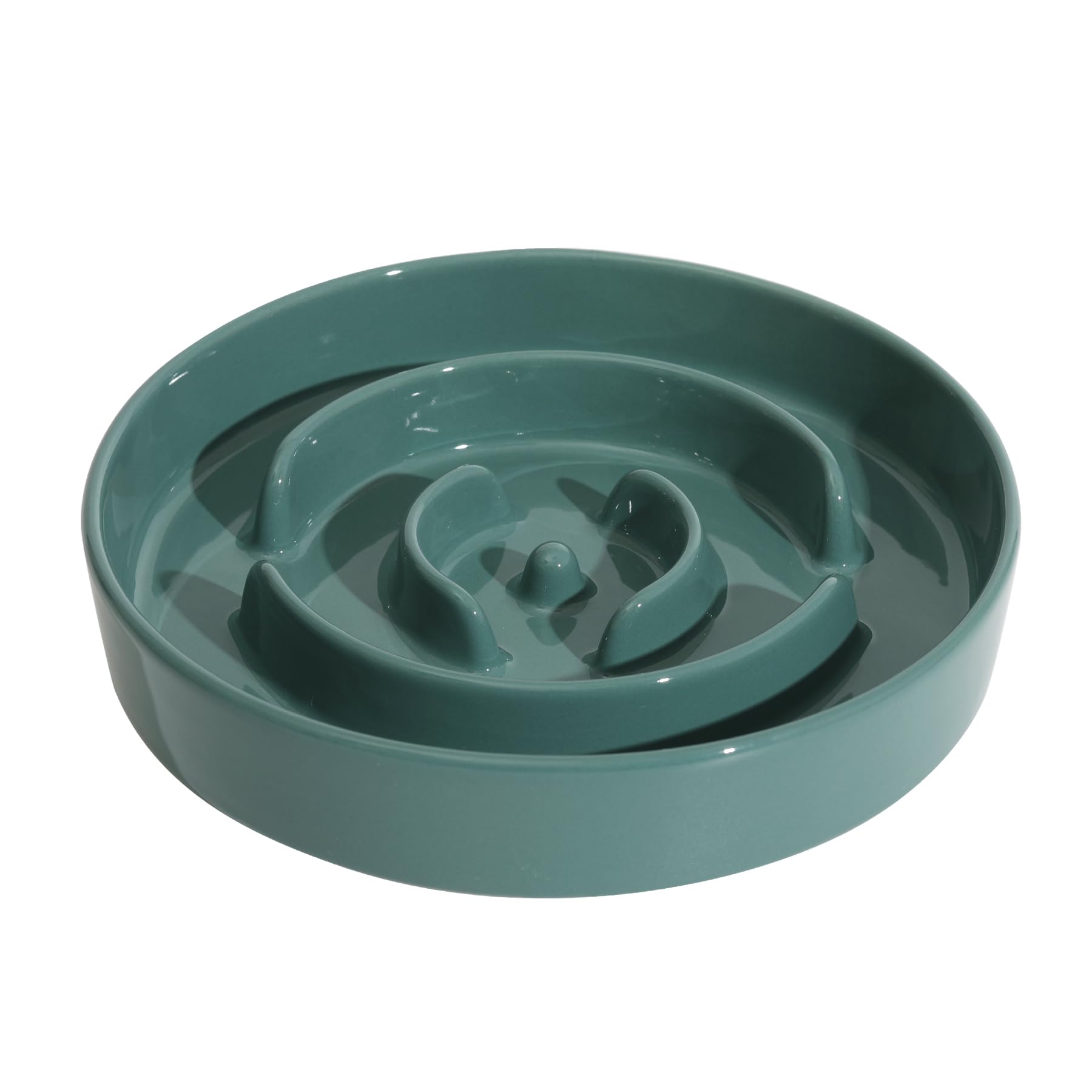 Photo 1 of Havniva Ceramic Slow Feeder Dog Bowls, 1.6 Cups Dog Bowl Slow Feeding for Medium Breed, 8.2inch Puzzle Dog Food Bowl Slow Feeder Non-Slip Anti-Gulping and Anti-Choking Reduces Bloating