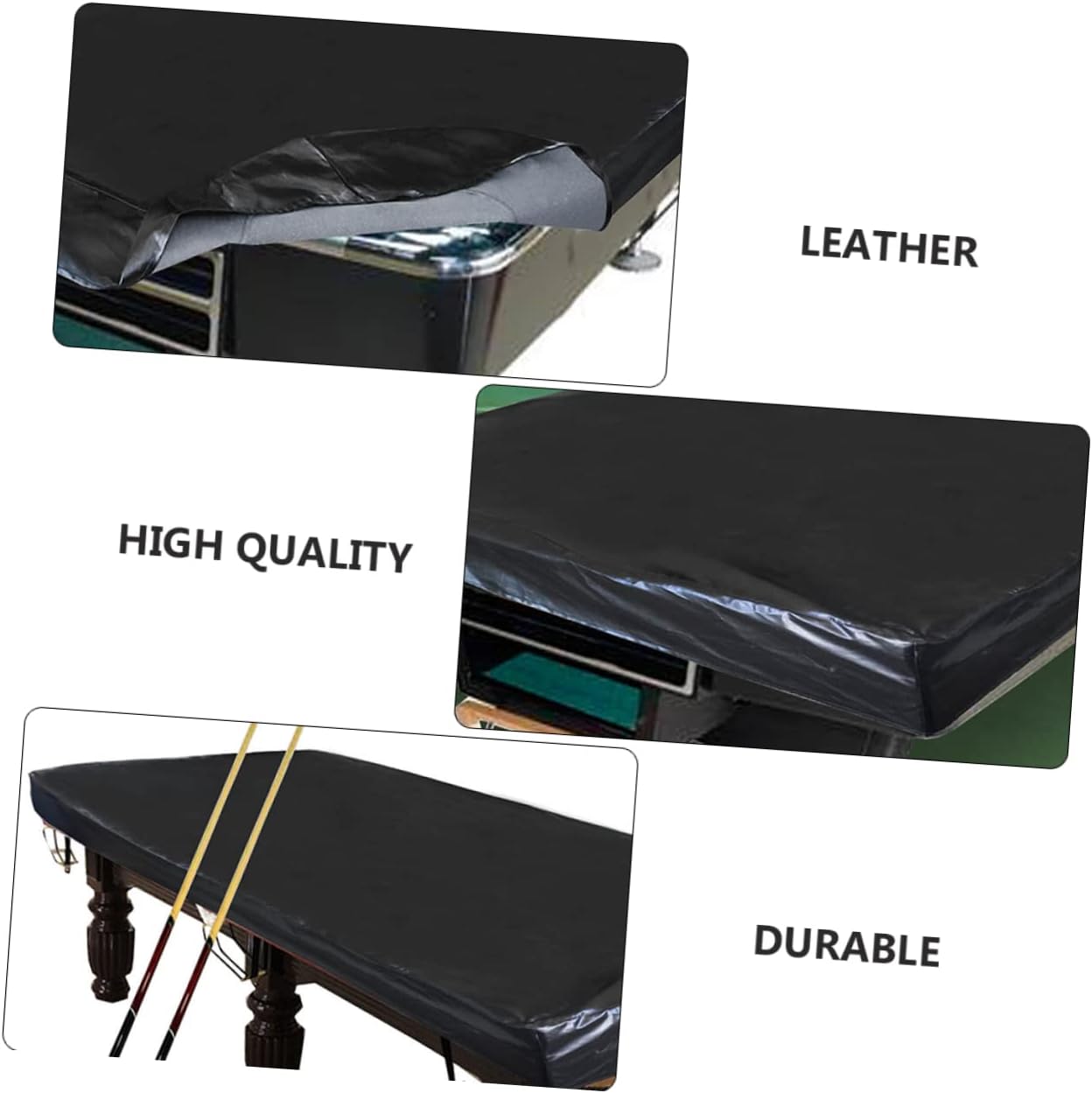 CANIGHT 1pc Billiard Table Cover Heavy-Duty Pool Table Protector Fits Billiard -rain Tear-Resistant Design