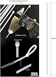 HS Nylon Cable Ties (1000 Pack) 4 Inch-White Small Self-Locking Zip Ties Multi-Purpose
